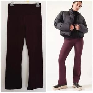 Athleta Altitude Pant in Polartec Power Stretch in Maroon